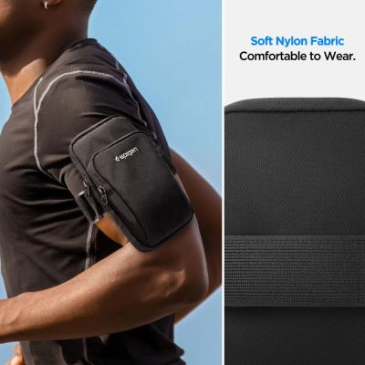 7. Spigen Dynamic Shield A702 Armband - Schwarz