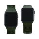 5. 3mk Silikon- Watch für Apple Watch 42 / 44 / 45 / 49 mm – Grün