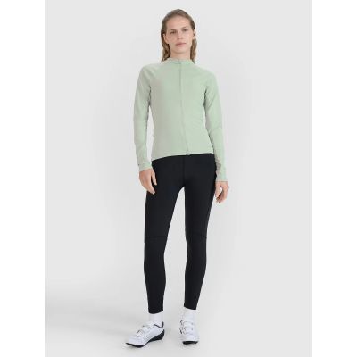 5. Damen Radsport-Longsleeve mit Reißverschluss 4F 4FWSS25TFLOF343-47S