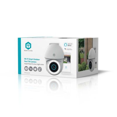 11. Nedis Smartlife WLAN-Außenkamera, IP65-Schutzart, Bewegungsmelder, Nachtsicht, Weiß