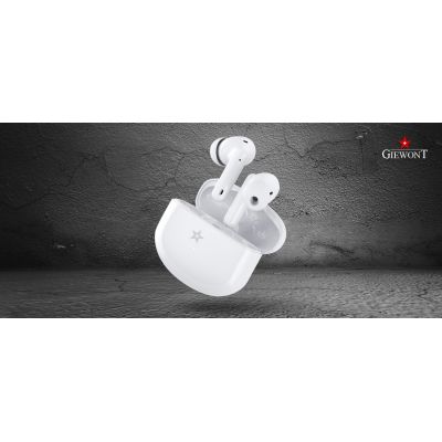 8. GIEWONT RealSound PRO ANC ENC GWS800-2 Kabelloser Kopfhörer Weiß