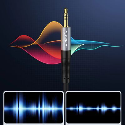 3. Orico AXRF Audiokabel, 3,5-mm-Klinkenstecker auf 2x Cinch-Buchse, 5 m – Schwarz
