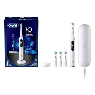3. Braun Oral-B iO Series 9 White Alabaster Luxe Edition