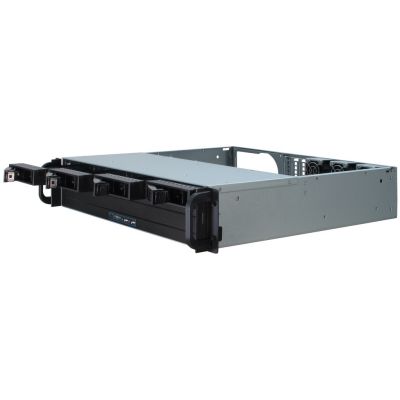 6. Inter-Tech IPC 2U-2404S Rack Schwarz, Silber