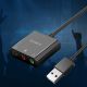 6. Orico SKT3 USB-A externe Soundkarte – Schwarz
