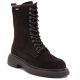 5. Damen-Ankle-Boots aus Leder, Wildleder, Schokoladenbraun, Big Star UU274612