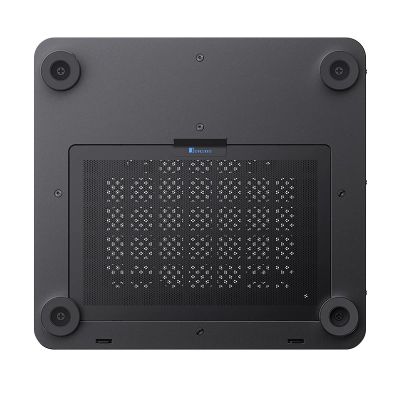 23. Jonsbo TK-0 PC-Gehäuse, Mini-Tower, Mini-ITX, gehärtetes Glas, Holz – schwarz
