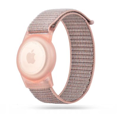 3. Tech-Protect Nylon-Kinderarmband für Apple AirTag – Pink