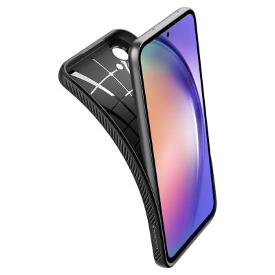 14. Spigen Liquid Air Hülle für Samsung Galaxy A54 5G - Mattschwarz