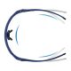 4. Rockbros 10174 UV400 Radbrille - Blau