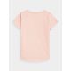 7. Einfarbiges Mädchen-T-Shirt 4F Junior aus 100 % Baumwolle