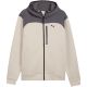 2. Puma Herren-Hoodie mit durchgehendem Reißverschluss aus Tech-Materialmix, Beige, 694490, Größe 82