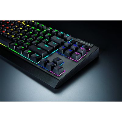 4. Razer BlackWidow V4 Tenkeyless HyperSpeed Gaming-Tastatur USB + RF Wireless + Bluetooth QWERTY Amerikanisches/Internationales Schwarz