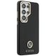 4. Guess Strass-Logo-Hülle mit rundem Logo für Samsung Galaxy S26 Ultra – Schwarz