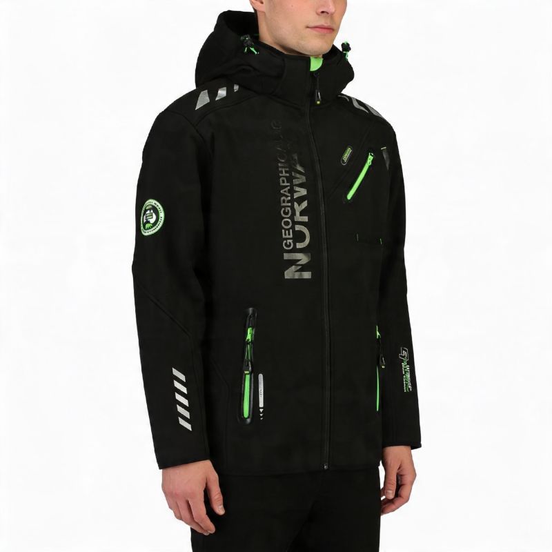 4. Geographical Norway Richier Sam-Rbm New Men 007 M RBMWC1516H/GN/Schwarze Jacke