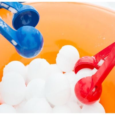 3. Schneeballmaschine zur Herstellung von Schneebällen, einzeln, rot, 1064482