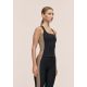5. CASALL Damen-Tanktop mit formgebendem Block-BH, Schwarz