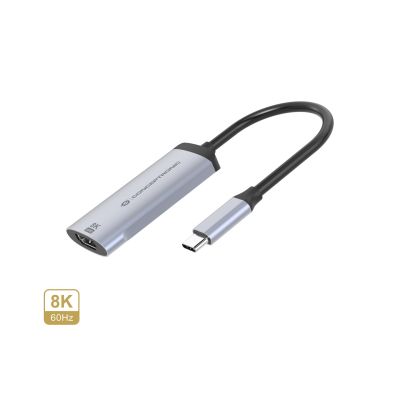 4. Conceptronic ABBY23G externe USB-Grafikkarte 7680 x 4320 px Silber