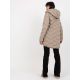 3. Beige Daunen-Winterjacke mit Kapuze (NM-KR-P22-6632-62.00P)