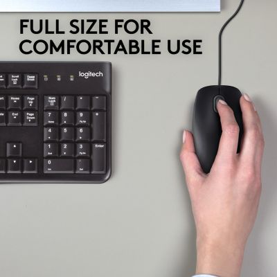 3. Logitech 910-005508 Maus (Optisch; 1000 DPI; Schwarz)