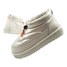 D.Franklin Damen Schneestiefel Winter Modische Isolierte Stiefeletten Silber