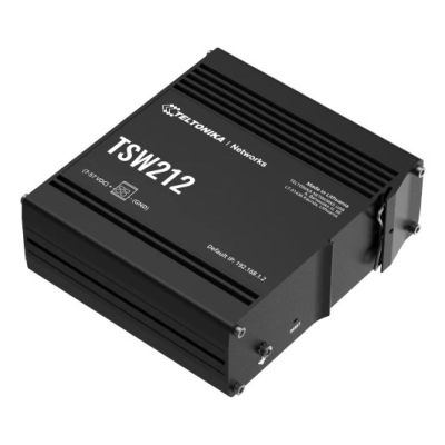 3. Teltonika TSW212 Managed L2 Gigabit Ethernet (10/100/1000) Schwarz