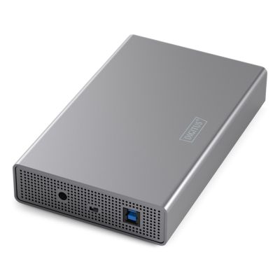 10. Digitus USB 3.0 Festplattengehäuse, 3,5", SATA, 16 TB, Aluminium