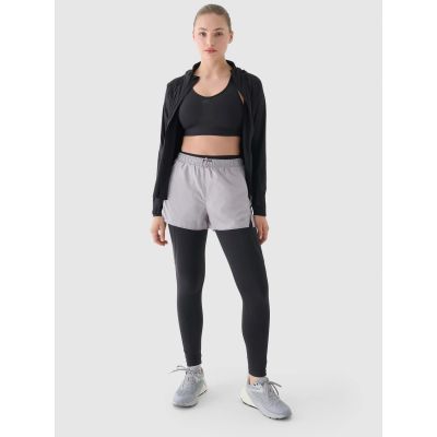 4. Schnelltrocknende Laufshorts für Damen 4F 4FWAW24TFSHF0758-25S