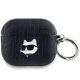 Karl Lagerfeld Monogram Choupette Head Case für AirPods 3 – Schwarz