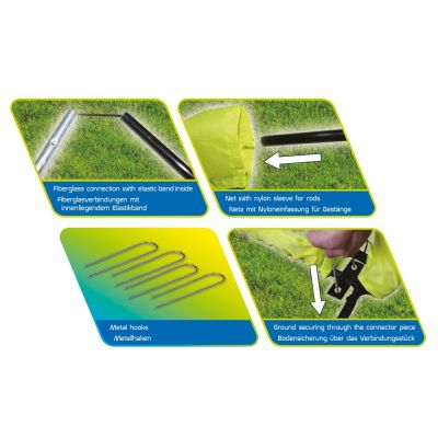 3. Schildkröt Funsports 970985 Fußballtor Kinder freistehend