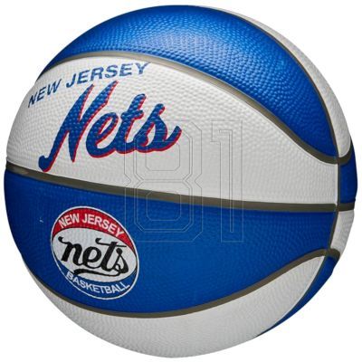 3. Wilson NBA Team Retro Brooklyn Nets Miniball WTB3200XBBRO