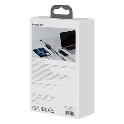 19. Baseus GaN3 Pro schnelles universelles GaN-Ladegerät 2 x USB Typ C / 2x USB 100W PD3.0, QC4.0+, AFC schwarz (CCGP000101)