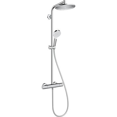2. Hansgrohe Crometta S Duschsystem 2 Brausen Wand verchromt