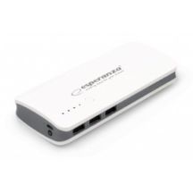 Esperanza Radium EMP106WE Powerbank (8000 mAh; microUSB, USB 2.0; weiß)