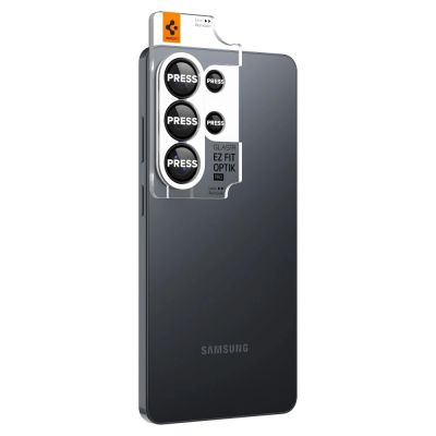 3. Spigen Glas.Tr Ez Fit Optik Pro HD Kameraschutzhülle (2er-Pack) für Samsung Galaxy S26 Ultra – Schwarz