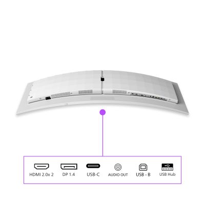78. Philips Evnia 8000 49M2C8900L/00 Computermonitor 124,2 cm (48,9 Zoll) 5120 x 1440 Pixel Dual QHD QD-OLED Weiß