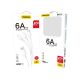 5. USB-Kabel – USB C / Micro-USB / Lightning 480 Mbit/s 6 A 1,2 m – Weiß