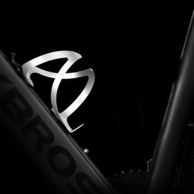 2. Rockbros 2017-11AS Aluminium Fahrradflaschenhalter - Weiß