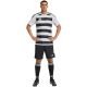 7. Herren-T-Shirt adidas Hooped 26 Jersey grau-schwarz KF3396