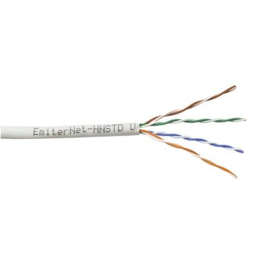 Emiter Net UTP (U/UTP)-Kabel Kat. 5e 350 MHz, einfarbig, Standard, grau