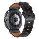 2. Tech-Protect Delta Pro Lederarmband für Samsung Galaxy Watch Ultra (47 mm) – Schwarz