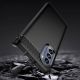 3. Carbon Case für Motorola Moto G62 5G flexible Silikon-Carbon-Hülle schwarz