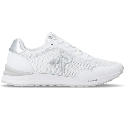 5. Damen-Sportschuhe aus Mesh, bequem und weich, weiß, Rieker W2404-82