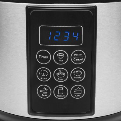 12. Tristar RK-6132 Multifunktionaler elektrischer Topf 1,5 l 500 W Schwarz, Edelstahl