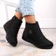 6. News W EVE437A schwarze Schneestiefel mit Keilabsatz