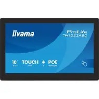 11. iiyama TW1023ASC-B3P Signage-Display Kiosk 25,6 cm (10,1") WLAN 385 cd/m² WXGA Schwarz Touchscreen Integrierter Prozessor Android 24/7