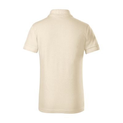 4. Kinder-Piqué-Poloshirt (Mandel)