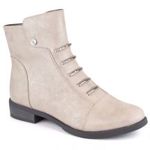 Jezzi W JEZ52K glänzende isolierte Stiefeletten