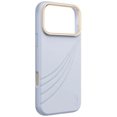 3. Uniq Coehl Serina Magnetische Ladehülle für iPhone 18 Pro Max / 17 Pro Max – Blau