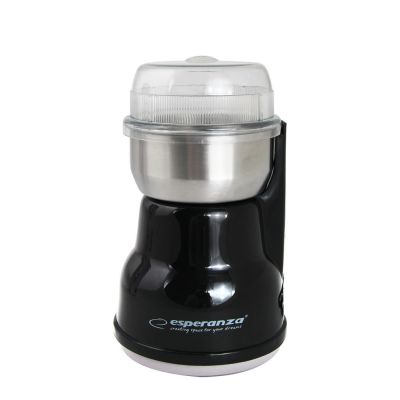 3. Esperanza Lungo EKC002K Kaffeemühle (160W; Schlagmühle; schwarz)